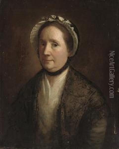 Portrait Of A Lady Oil Painting - Thomas Hickey