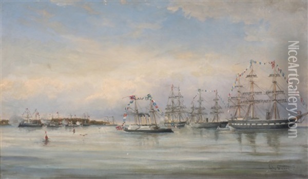 Marine Oil Painting - Edvard Skari