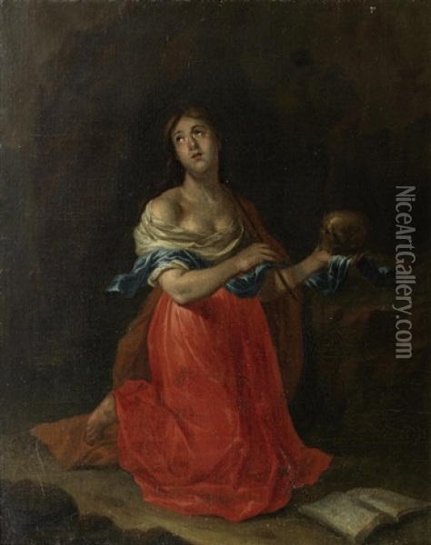 The Penitent Magdalen Oil Painting - Jan Thomas Van Yperen
