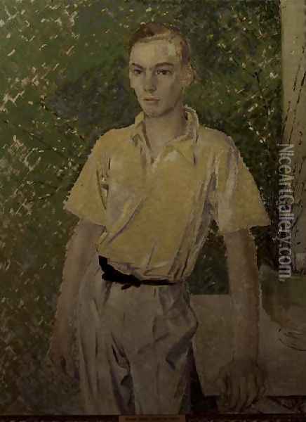 Master Jasper Kingscote, 1933 Oil Painting - Glyn Warren Philpot