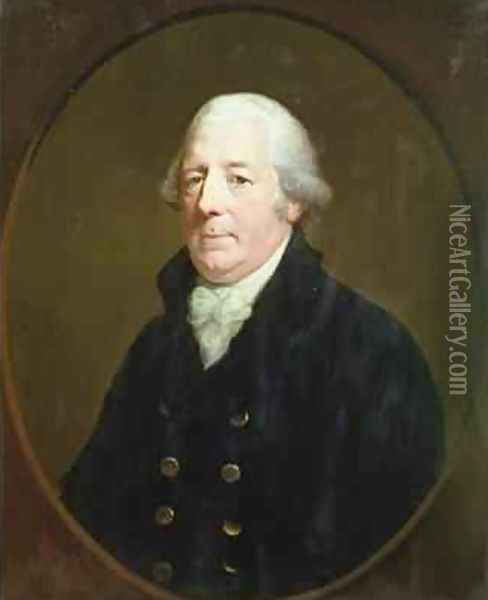 Portrait of Nicholas Barnewell Oil Painting - Hugh Douglas Hamilton