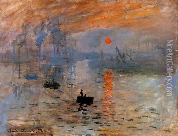Impression, Sunrise 2 Oil Painting - Claude Oscar Monet