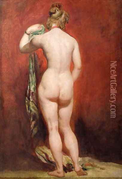 Standing Female Nude 2 Oil Painting - William Etty