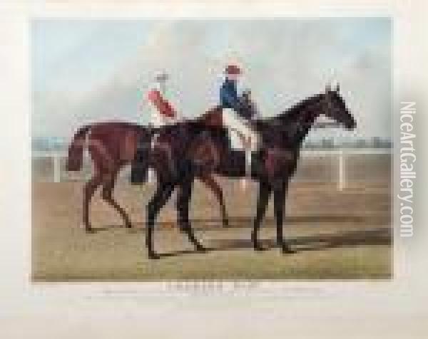 Charles Xii, The Winner Of The Great St. Leger Stakes Oil Painting - John Frederick Herring Snr