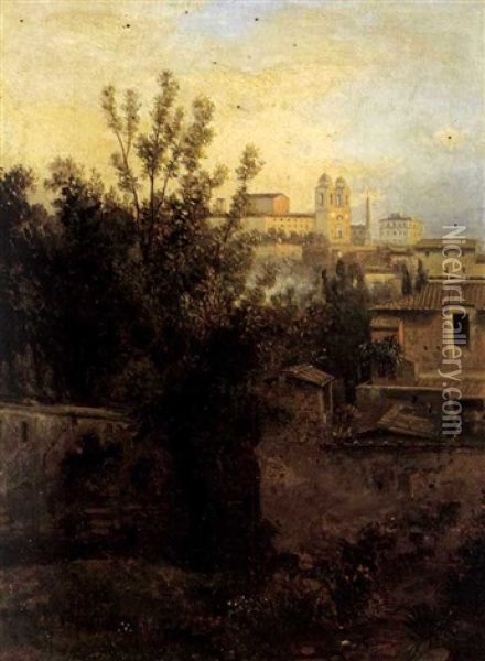 Romische Ansicht Oil Painting - Franz Knebel