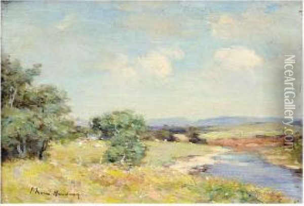 River Near Ballatter Oil Painting - Joseph Henderson