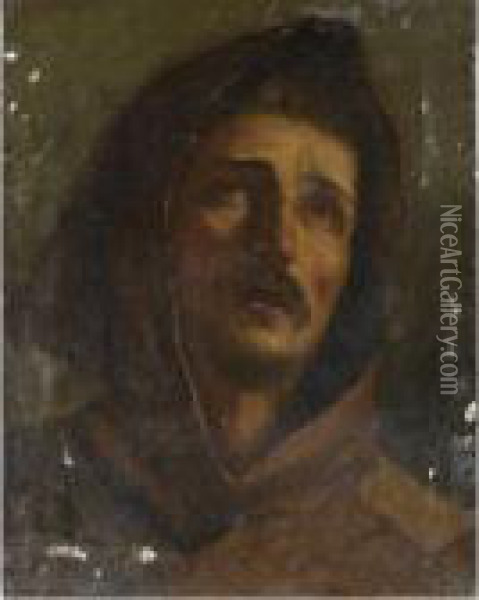 San Francesco Oil Painting - Guercino