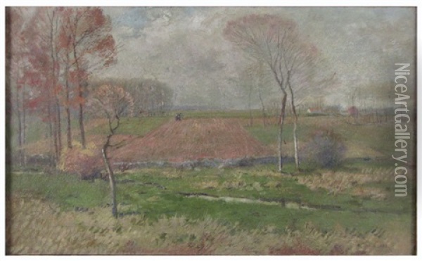 Early Spring (new Jersey) Oil Painting - Alexander Theobald Van Laer