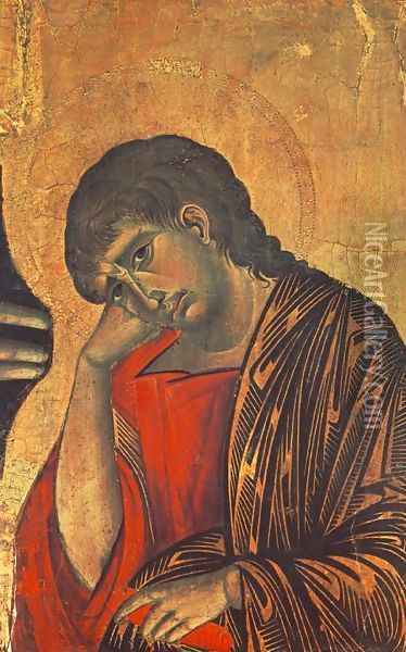 Crucifix (detail) 2 Oil Painting - (Cenni Di Peppi) Cimabue
