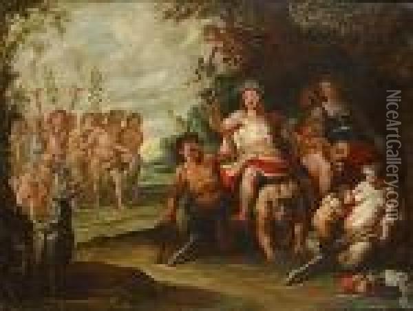 Bacchus Oil Painting - Peter Paul Rubens
