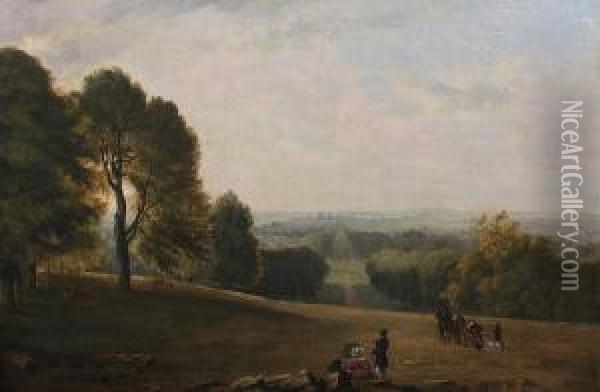 Windsor Great Park Oil Painting - William Havell