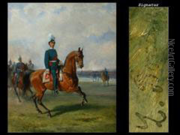 Konig Ludwig Ii Oil Painting - Louis Braun