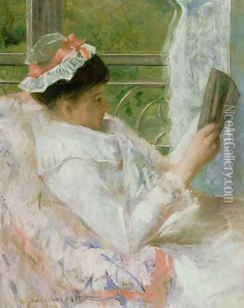 The Reader (Lydia Cassatt) c.1878 Oil Painting - Mary Cassatt