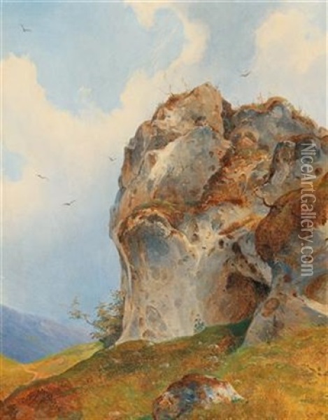 Region Around Peilstein, Lower Austria Oil Painting - Franz Steinfeld