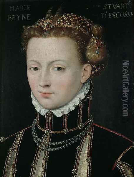 Mary Stuart (1542-87) Oil Painting - Anonymous Artist