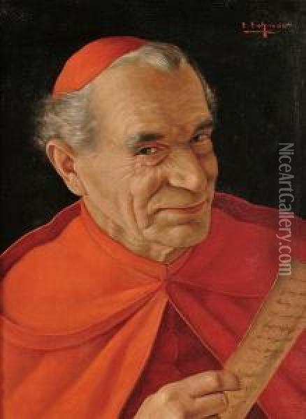 The Cardinal Oil Painting - Erwin Eichinger