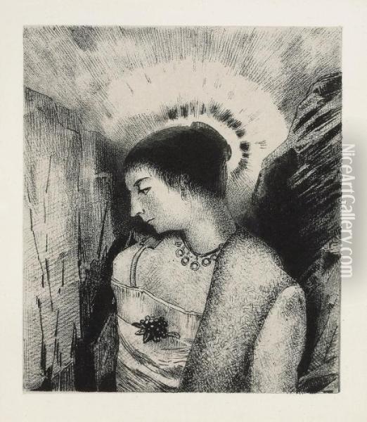 From The Temptation Of Saint Anthony Oil Painting - Odilon Redon