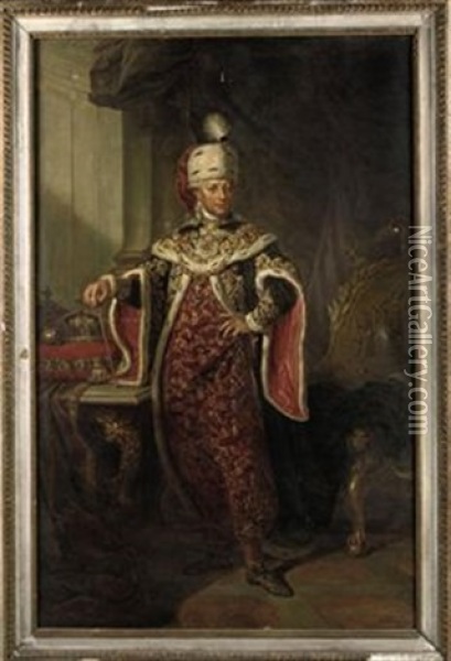 Portrait Of Francis Ii Oil Painting - Bruno Zach