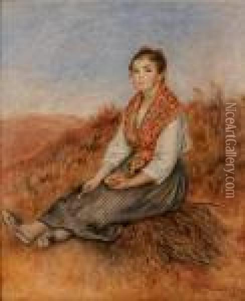 La Femme Au Fagot Oil Painting - Pierre Auguste Renoir
