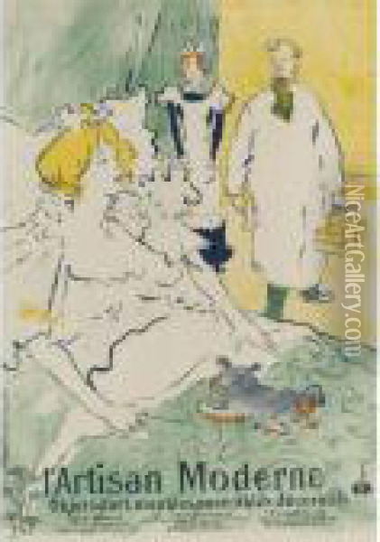 L'artisan Moderne Oil Painting - Henri De Toulouse-Lautrec