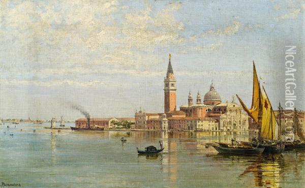 Blick Auf Die Isola Di San Giorgio, Venedig Oil Painting - Antonietta Brandeis