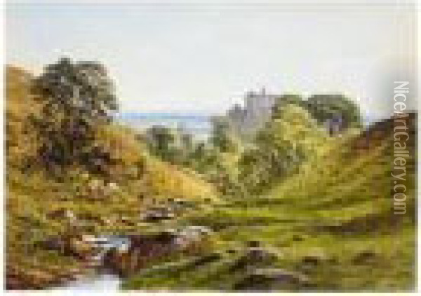 Castle Campbell Oil Painting - Waller Hugh Paton