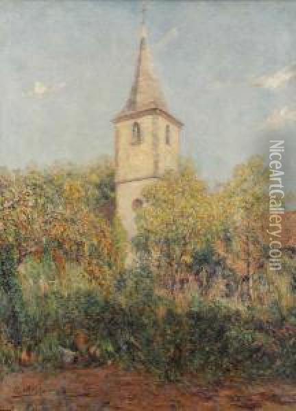 Kerkgezicht In De Zomer Oil Painting - Ferdinand Willaert