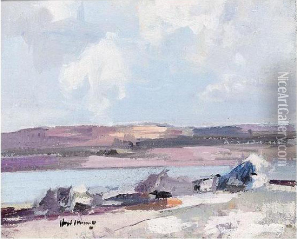 Mull Shore Oil Painting - Hugh Munro