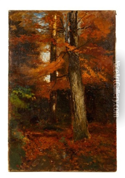 Fall Landscape Oil Painting - Arthur Parton