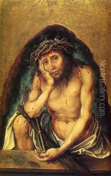 Christ as the Man of Sorrows I Oil Painting - Albrecht Durer