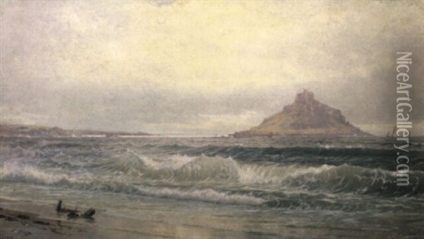 Mount St. Michel Oil Painting - William Trost Richards
