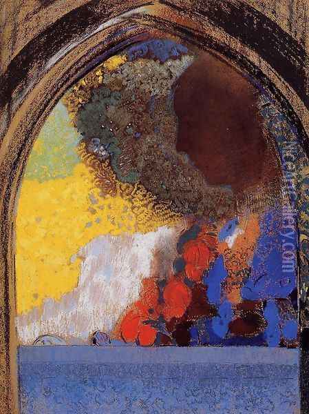 The Window 2 Oil Painting - Odilon Redon