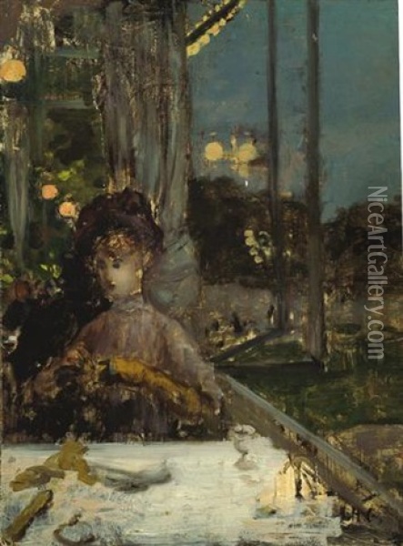 Femme Se Degentant Oil Painting - Henri Gervex