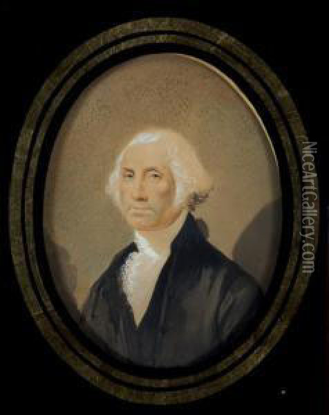 George Washington Oil Painting - John Rubens Smith