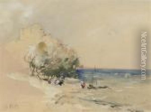 Coming Ashore Oil Painting - Hercules Brabazon Brabazon