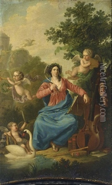 An Allegory Of The Liberal Arts Oil Painting - Johannes Petrus van Horstok