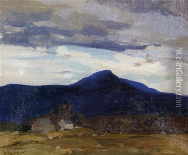 Mount Monadnock, New Hampshire Oil Painting - Chauncey Foster Ryder