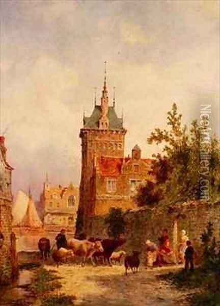 Coblentz Germany Oil Painting - Pieter Cornelis Dommerson