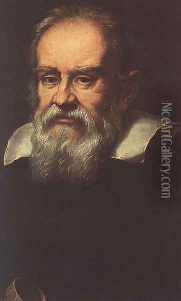 Portrait of Galileo Galilei Oil Painting - Justus Sustermans