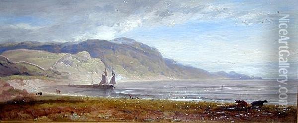 Fife Coast, Kinghorn Bay Oil Painting - William Nicholson