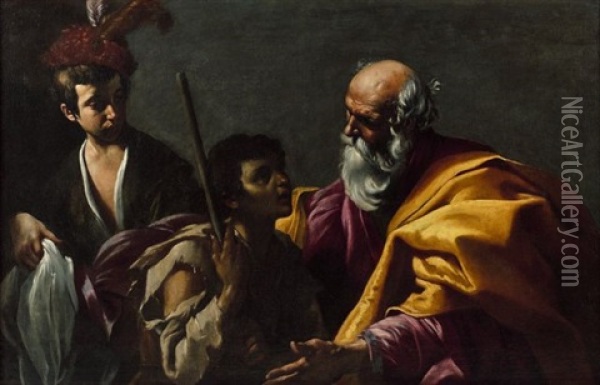 Le Retour Du Fils Prodigue Oil Painting -  Caravaggio
