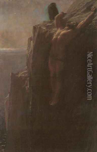 Prometheus Oil Painting - Briton Riviere