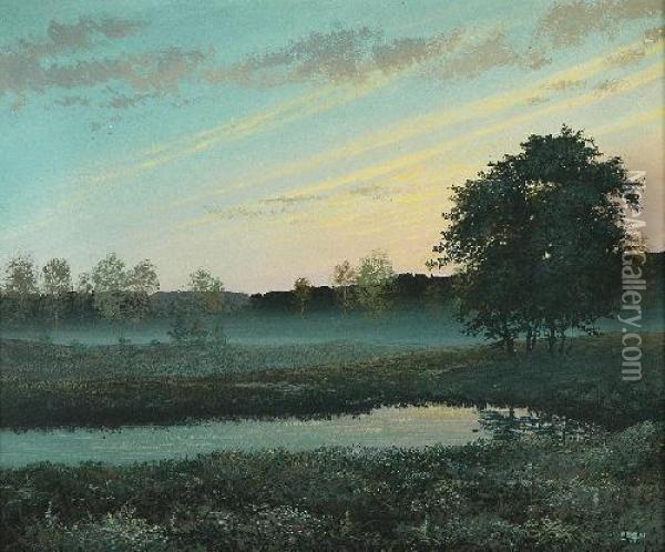 Pejzaz Oil Painting - Antonie Eichler