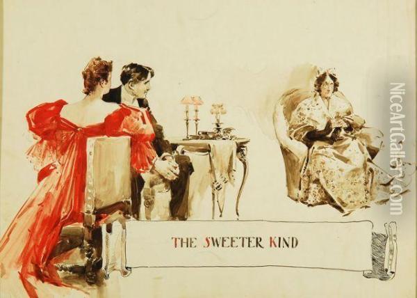 The Sweeter Kind Oil Painting - Charles Howard Johnson