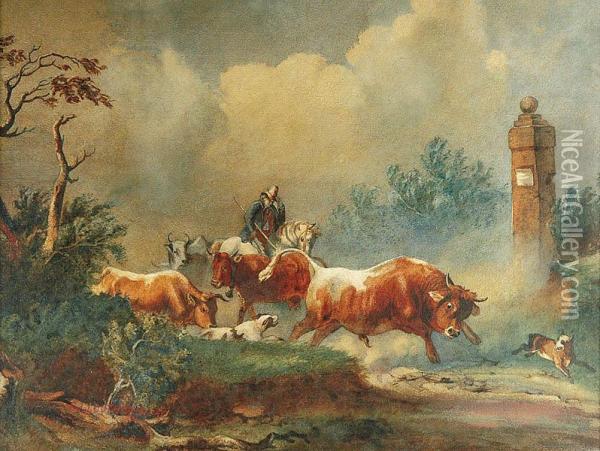 Sped Bydla Oil Painting - Loutherbourg, Philippe de