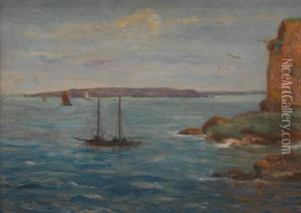 Bord De Mer Oil Painting - Alfred Casile