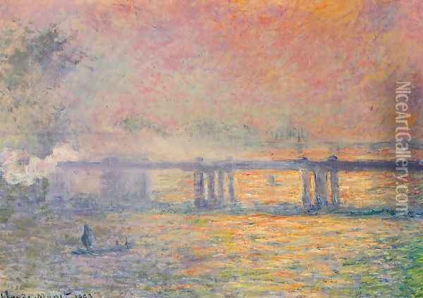 Charing Cross Bridge VII Oil Painting - Claude Oscar Monet