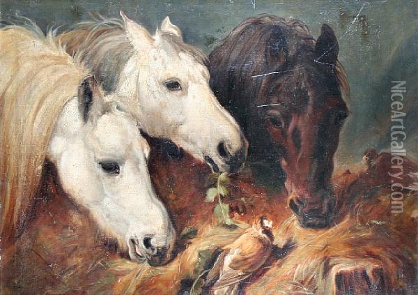 The Best Of Friends Oil Painting - John Frederick Herring Snr