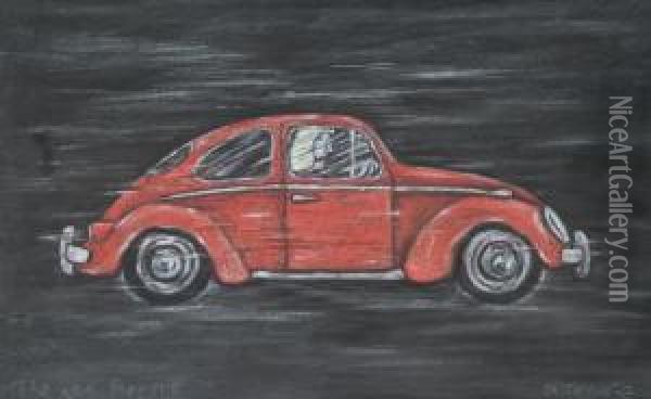 The Red Beetle Oil Painting - Edward Hartley Mooney