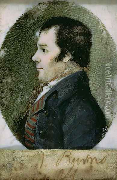 Portrait of Robert Burns 1759-96 1795-96 Oil Painting - Alexander Reid